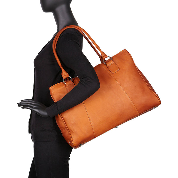 Piel Leather LAPTOP TRAVEL TOTE
