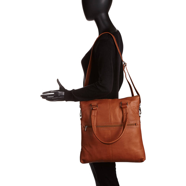 piel leather LARGE BUCKET TOTE