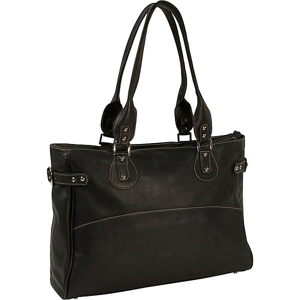Piel Leather LARGE LADIES SIDE STRAP TOTE