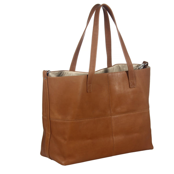Piel Leather LARGE OPEN MULTI-PURPOSE TOTE
