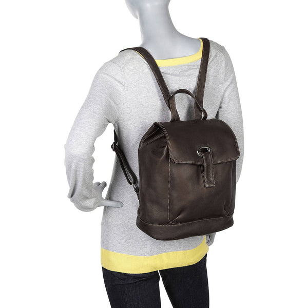 Piel Leather LARGE OVAL LOOP BACKPACK