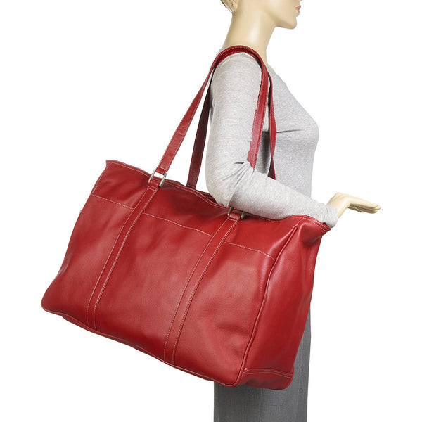 piel leather LARGE SHOPPING BAG