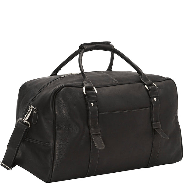 piel leather LARGE TOP-ZIP DUFFEL BAG