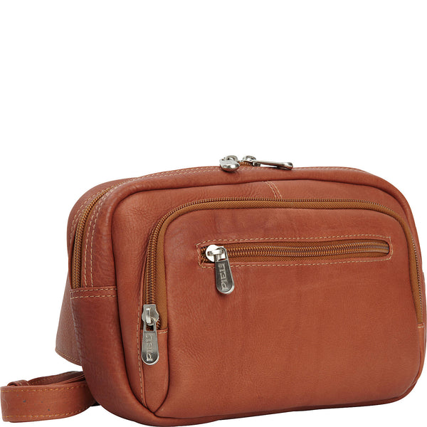 Piel Leather LARGE TRAVEL FOUR-POCKET WAIST BAG