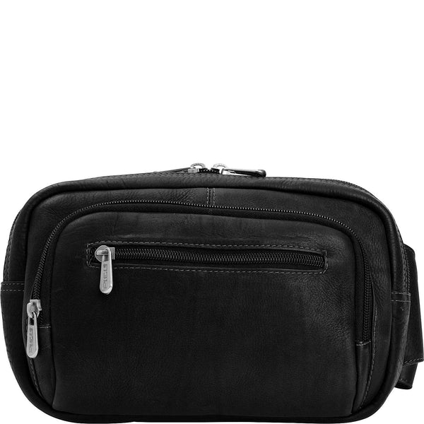 Piel Leather LARGE TRAVEL FOUR-POCKET WAIST BAG