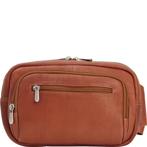 Piel Leather LARGE TRAVEL FOUR-POCKET WAIST BAG