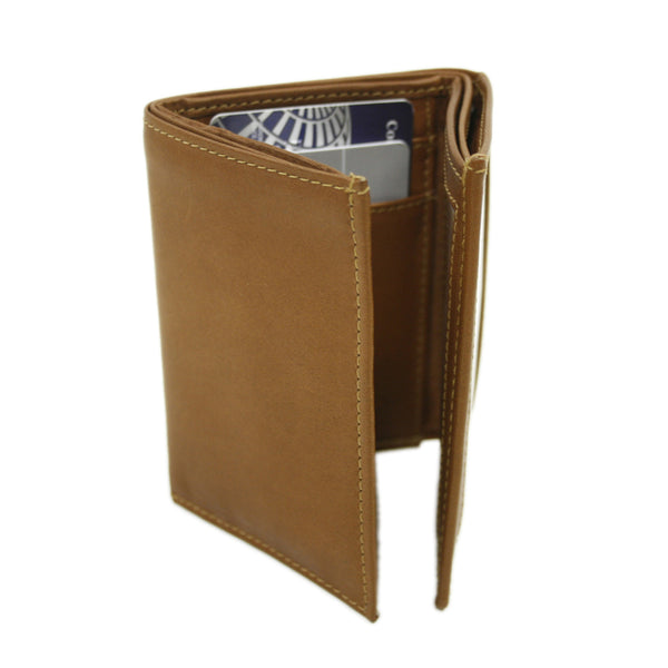 piel leather LARGE TRI-FOLD WALLET
