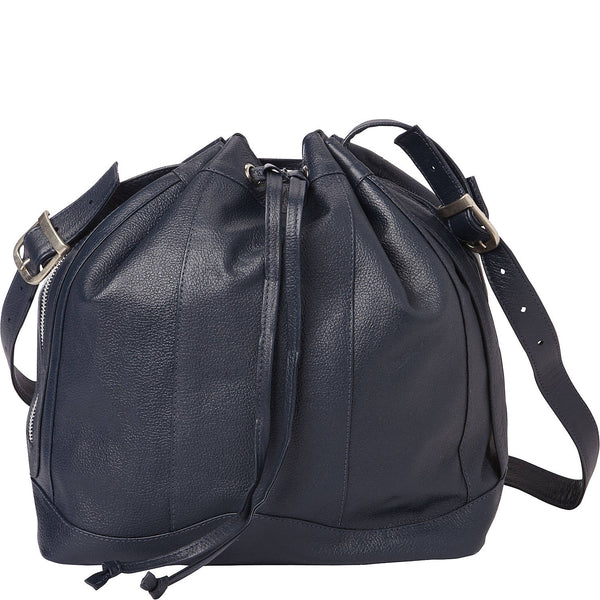 Piel Leather LEATHER DRAWSTRING BAG