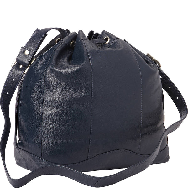 Piel Leather LEATHER DRAWSTRING BAG