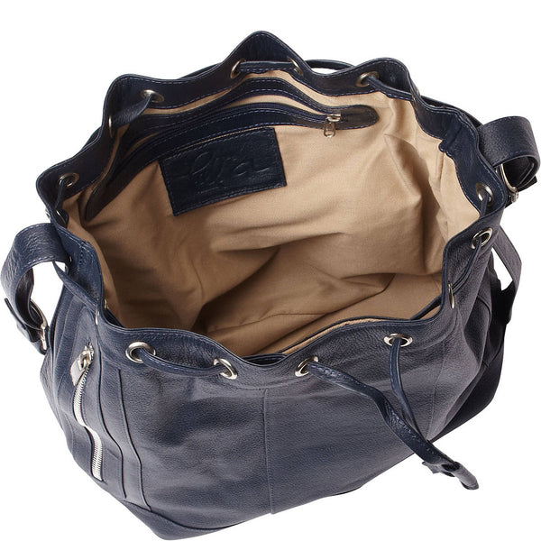 Piel Leather LEATHER DRAWSTRING BAG