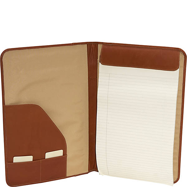 piel leather LEGAL-SIZE OPEN PADFOLIO