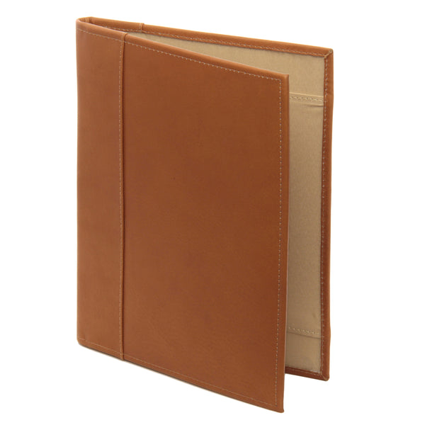 Piel Leather LETTER-SIZE PADFOLIO W/ ORGANIZER