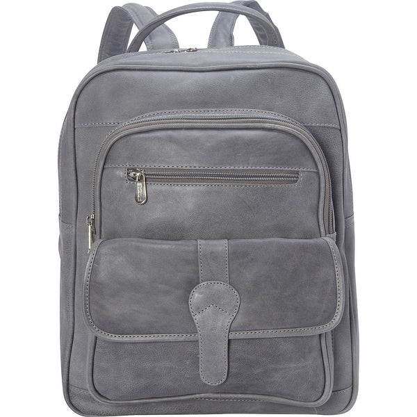 piel leather MEDIUM BUCKLE FLAP BACKPACK