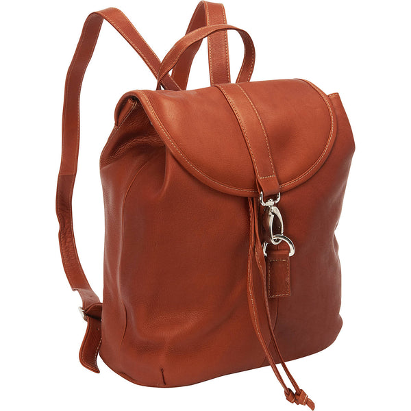 Piel Leather MEDIUM DRAWSTRING BACKPACK