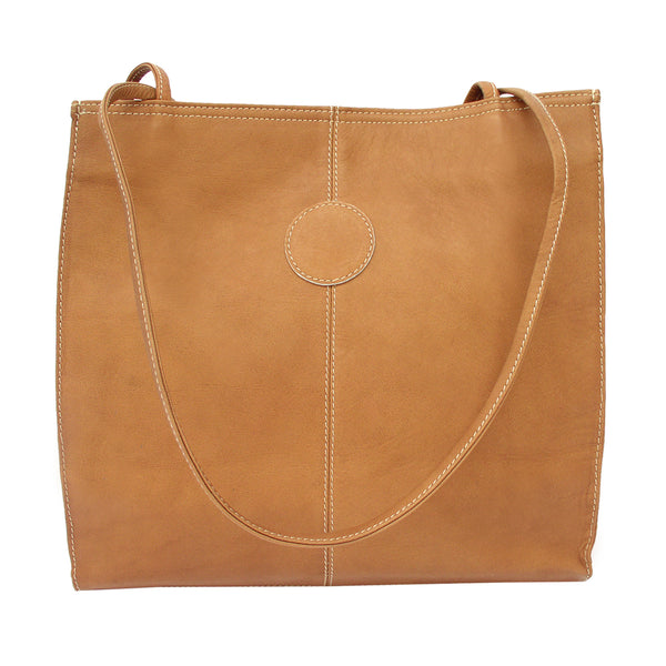 piel leather MEDIUM MARKET BAG