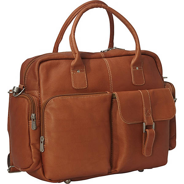 Piel Leather MODERN LAPTOP EXECUTIVE BRIEFCASE