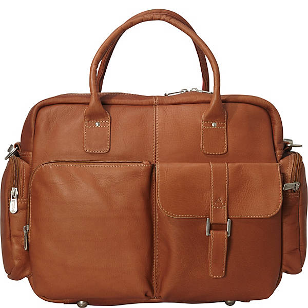 piel leather MODERN LAPTOP EXECUTIVE BRIEFCASE