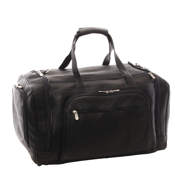 piel leather MULTI-COMPARTMENT DUFFEL BAG