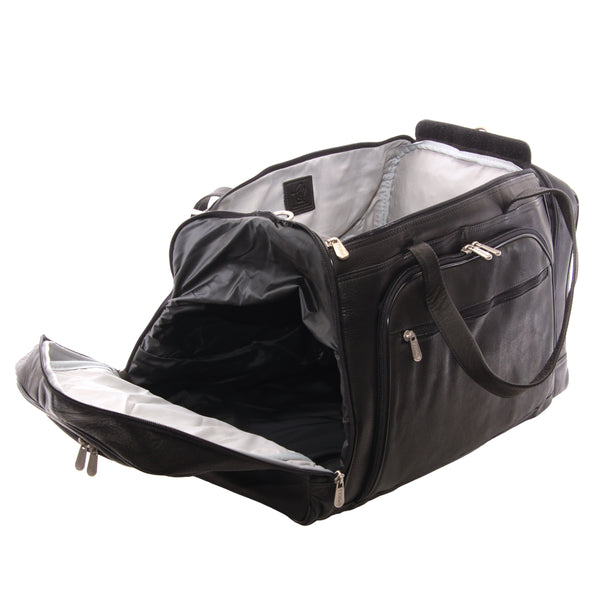 Piel Leather MULTI-COMPARTMENT DUFFEL BAG