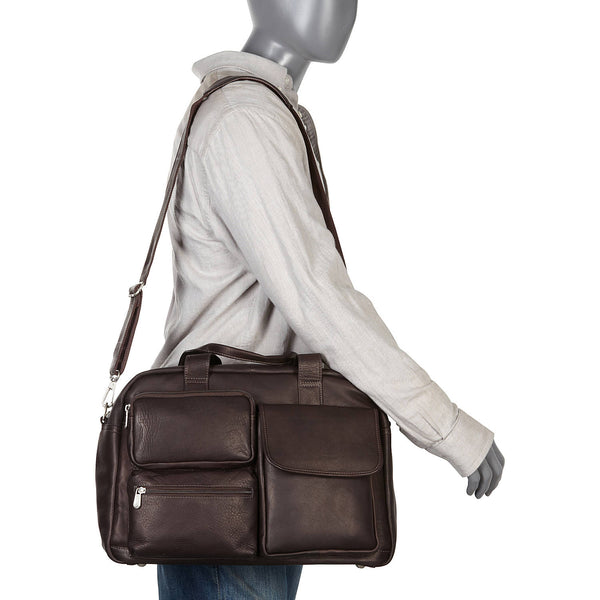 Piel Leather MULTI-POCKET CARRY-ON