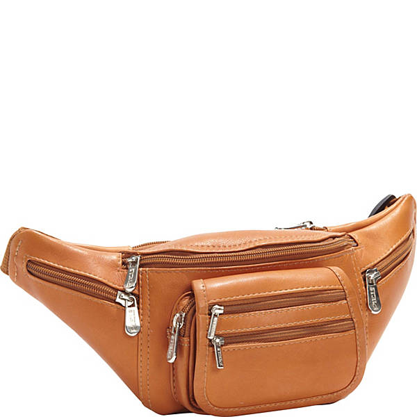 piel leather MULTI-POCKET WAIST BAG
