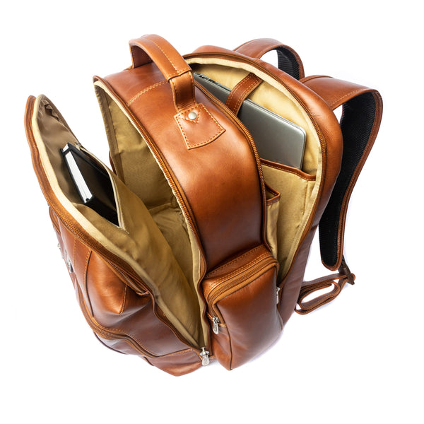 Piel Leather POSITANO EXECUTIVE LAPTOP BACKPACK