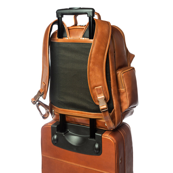 Piel Leather POSITANO EXECUTIVE LAPTOP BACKPACK