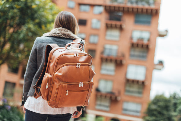 piel leather POSITANO EXECUTIVE LAPTOP BACKPACK