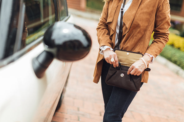 Piel Leather RAINBOW CROSSBODY BAG/CLUTCH