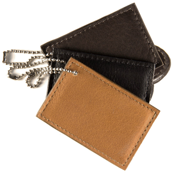 piel leather RECTANGLE BAG TAG