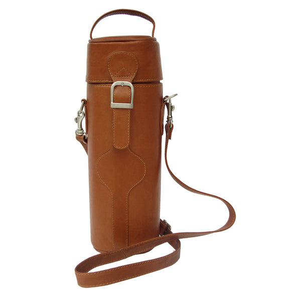 piel leather SINGLE DELUXE WINE CARRIER