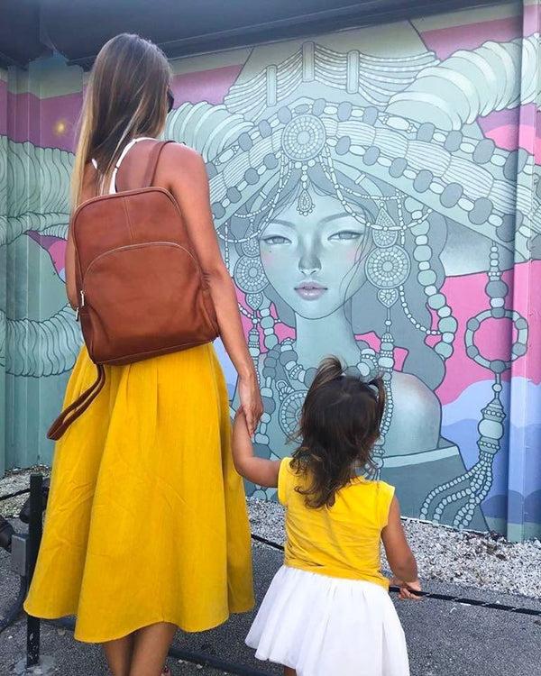 piel leather SLIM CLASSIC BACKPACK