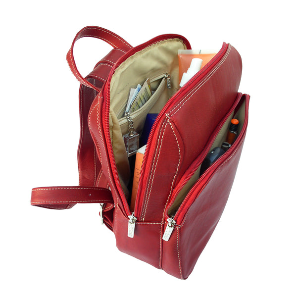 Piel Leather SLIM FRONT POCKET BACKPACK