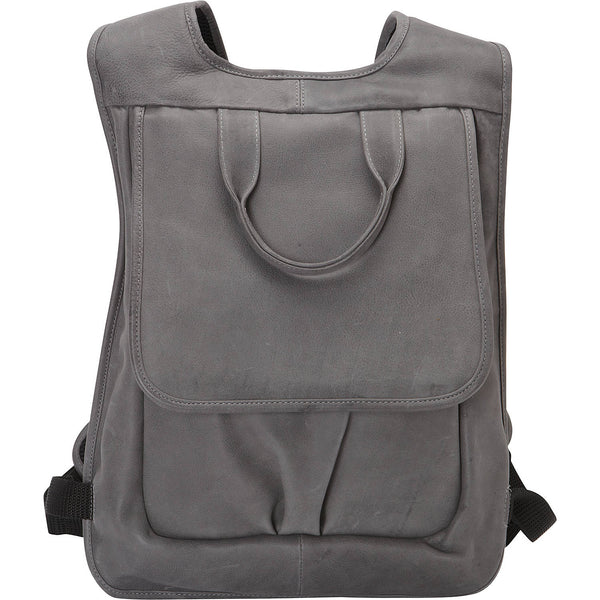 piel leather SLIM LAPTOP FLAP BACKPACK