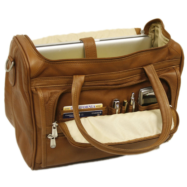 Piel Leather SMALL COMPUTER CARRY-ON BAG