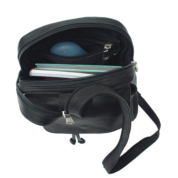 Piel Leather SMALL DRAWSTRING BACKPACK