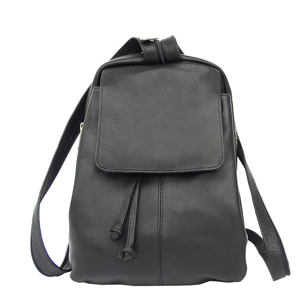 Piel Leather SMALL DRAWSTRING BACKPACK