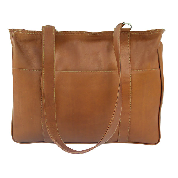 piel leather SMALL SHOPPING BAG