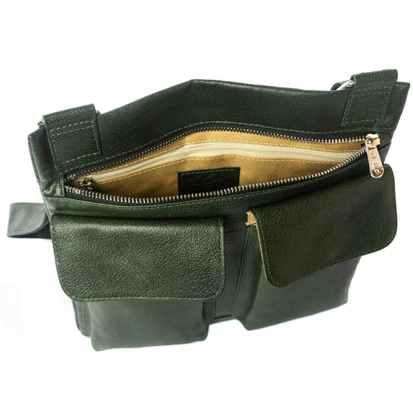 Piel Leather SMALL SHOULDER MAIL BAG