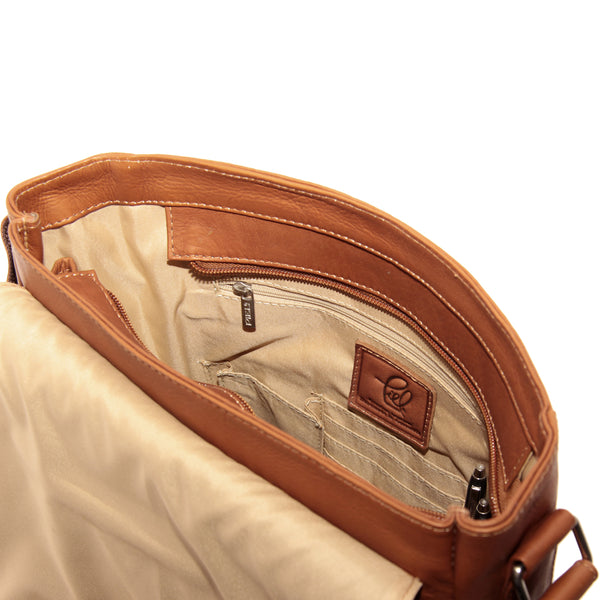 Piel Leather SMALL TABLET VERTICAL MESSENGER