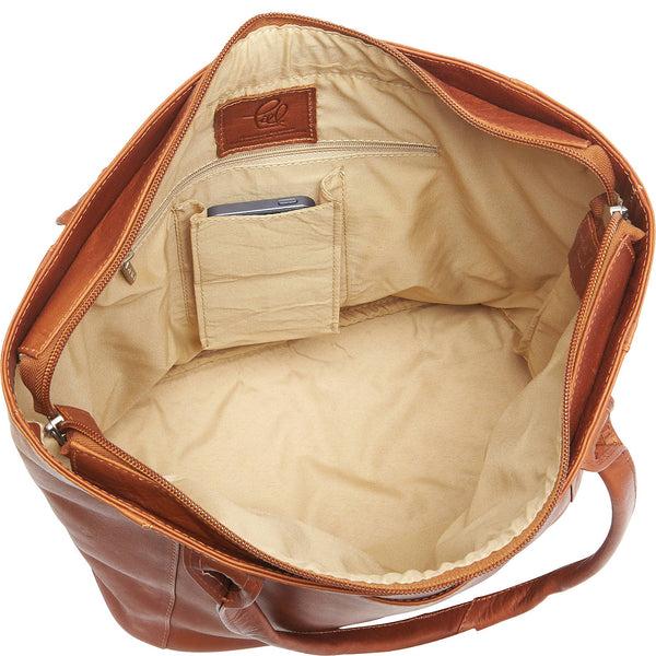 Piel Leather SMALL TOTE BAG