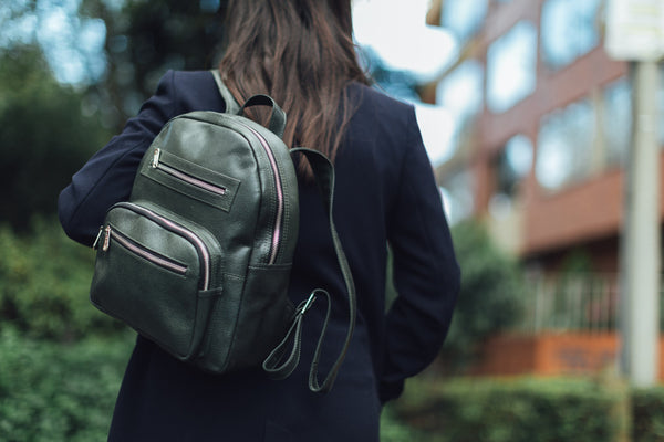 piel leather SMALL URBAN BACKPACK