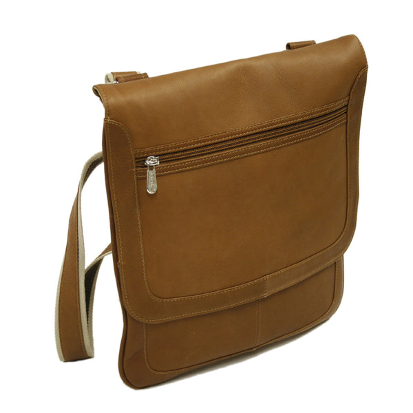 piel leather SMALL VERTICAL MESSENGER