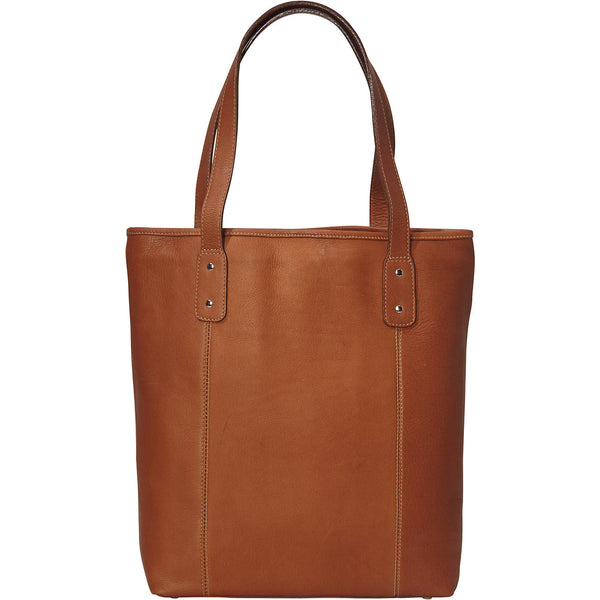 piel leather THREE BOTTLE WINE TOTE