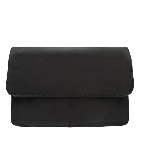 Piel Leather THREE-SECTION FLAP PORTFOLIO