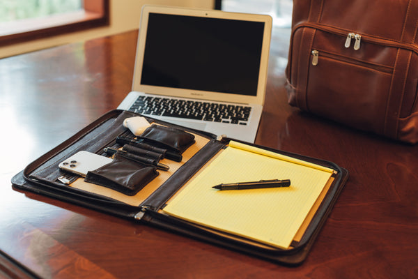 piel leather THREE-WAY ENVELOPE PADFOLIO