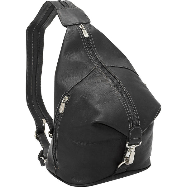 Piel Leather THREE-ZIP HOBO SLING
