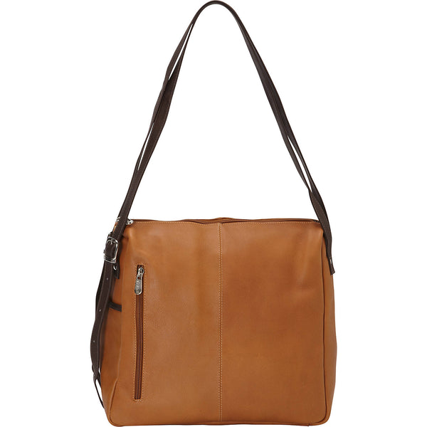 piel leather TOP-ZIP HANDBAG/SHOULDER BAG