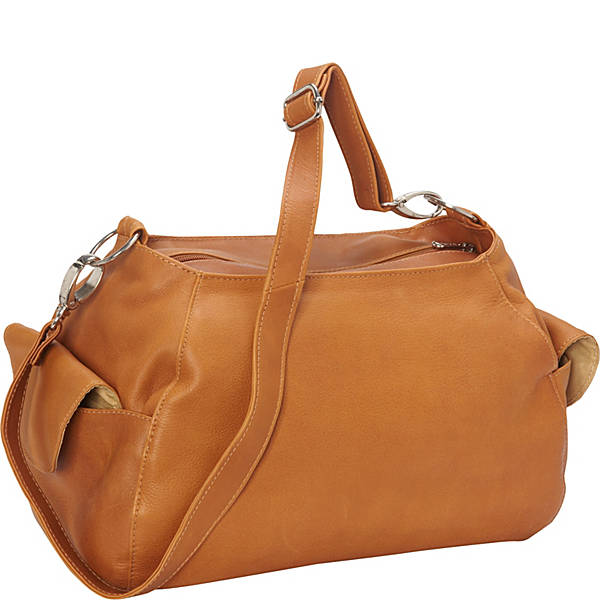 piel leather TOP-ZIP SHOULDER BAG/CROSS BODY HOBO