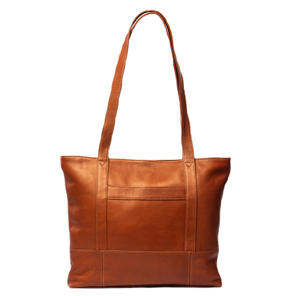 Piel Leather TOP-ZIP TOTE